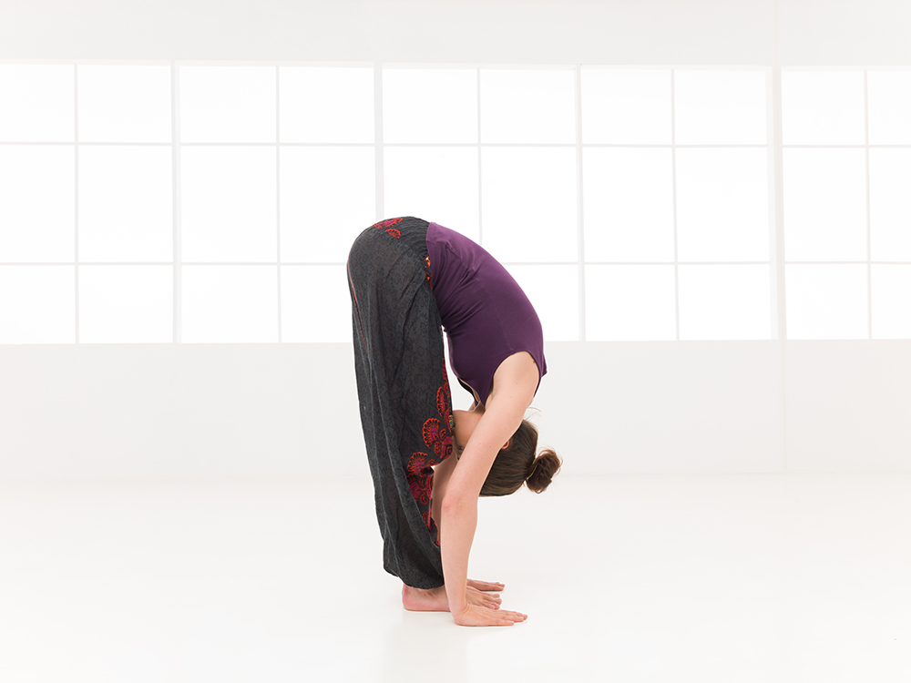 yoga forward bend pose